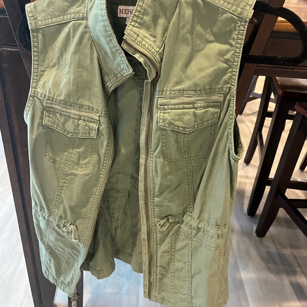 Merona Olive Green Vest